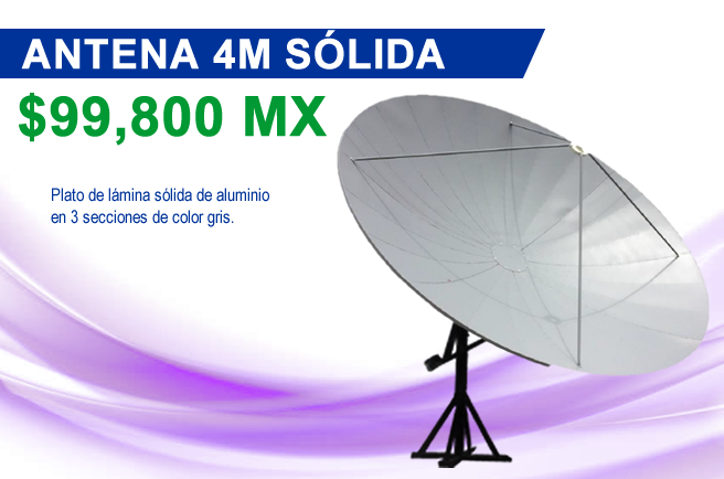 SISTEMA DE RECEPCION SATELITAL PARA TV EDUCATIVA EDUSAT - ANTENA 2.40M MALLA